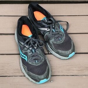 SAUCONY Women's Cohesion 10 Running Shoes Size 9 Gray Blue S15342-2